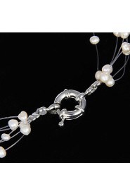 Women's Pearl Necklace Birthday/Gift/Party/Daily/Causal/Outdoor