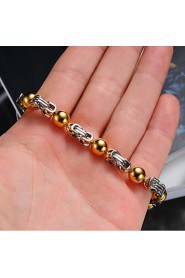 Gold Titanium Bracelet For Men