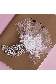 Women's Lace/Crystal Headpiece - Wedding/Special Occasion Tiaras 1 Piece