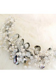 Crystal Hair Flower Bride Hair Wedding Headdress Wedding Accessories One Piece