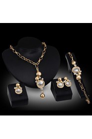 Jewelry Set Women's Anniversary / Wedding / Engagement / Birthday / Gift / Party / Daily / Special Occasion Jewelry SetsAlloy /