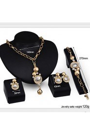 Jewelry Set Women's Anniversary / Wedding / Engagement / Birthday / Gift / Party / Daily / Special Occasion Jewelry SetsAlloy /