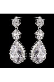 Drop Earrings Women's Cubic Zirconia/Alloy Earring