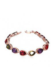 AGrade Zircon Teardrop Droplet Bracelet(More Colors)