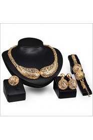 Women's Alloy / Rhinestone Jewelry Set Rhinestone