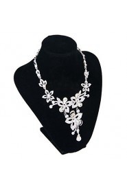 Jewelry Set Women's Wedding / Party / Special Occasion Jewelry Sets Alloy Crystal / Cubic Zirconia Necklaces / Earrings As the Picture