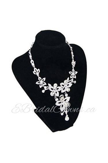 Jewelry Set Women's Wedding / Party / Special Occasion Jewelry Sets Alloy Crystal / Cubic Zirconia Necklaces / Earrings As the Picture