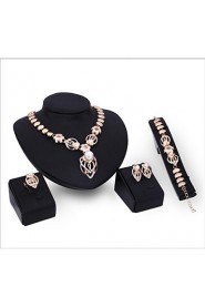 Women's Imitation Pearl / Alloy / Rhinestone Jewelry Set Imitation Pearl / Rhinestone