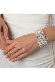 Vintage Luxurious Diamond Wedding Silver Bracelet For Women Lades Bridal Birthday GIft 1930's Wedding