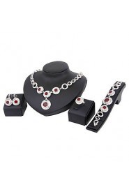 New fashion trendy gold plated (necklace,bracelet,earrings)jewelry sets