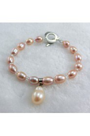 Colorful color natural pearl bracelet(Random Color)