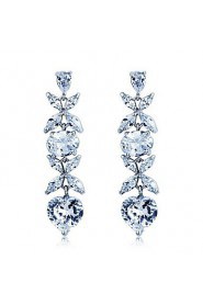 Drop Earrings Couples'/Kid's/Women's Cubic Zirconia Earring Cubic Zirconia