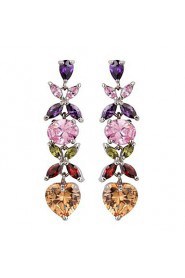 Drop Earrings Couples'/Kid's/Women's Cubic Zirconia Earring Cubic Zirconia