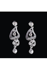 Elegant Design Alloy With Rhinestone Wedding/Special Occaision / Party Jewelry Set.