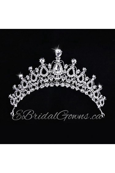 Bride's Flower Shape Crystal Rhinestone Forehead Wedding Hair Clip 1 PC