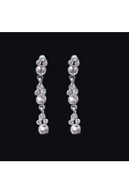 Elegant Design Alloy With Rhinestone Wedding/Special Occaision / Party Jewelry Set.