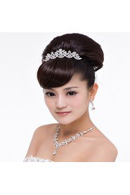 Women's Alloy Wedding/Party Jewelry Set With Rhinestone(Inculding Necklace & Earrings)