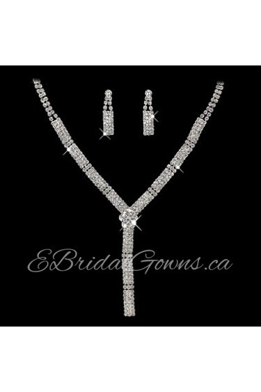 Jewelry Set Women's Anniversary / Wedding / Engagement / Birthday / Special Occasion Jewelry Sets Cubic Zirconia / Alloy Cubic Zirconia