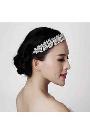 Women's Rhinestone/Alloy Headpiece - Wedding Headbands 1 Piece