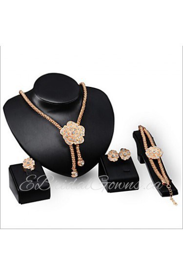 Women's Alloy / Rhinestone Jewelry Set Rhinestone