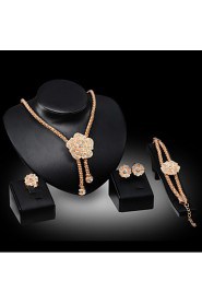 Women's Alloy / Rhinestone Jewelry Set Rhinestone