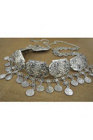 New Bohemia Vintage Silver Plated Metal Belt Jewelry Belt