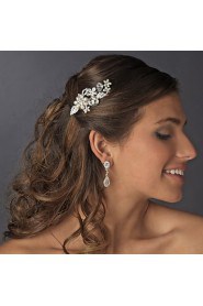 Freshwater Pearls Wedding Bride Flower Combs Hair Accessories