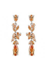 Drop Earrings Couples'/Kid's/Women's Cubic Zirconia Earring Cubic Zirconia