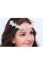 Women's Sterling Silver Alloy Acrylic Headpiece - Wedding Special Occasion Casual Headbands 1 Piece