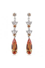 Drop Earrings Couples'/Kid's/Women's Cubic Zirconia Earring Cubic Zirconia