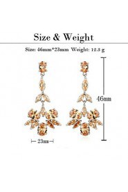 Drop Earrings Couples'/Kid's/Women's Cubic Zirconia Earring Cubic Zirconia