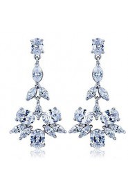 Drop Earrings Couples'/Kid's/Women's Cubic Zirconia Earring Cubic Zirconia