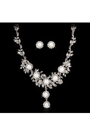 Jewelry Set Women's Anniversary / Wedding / Engagement / Birthday / Gift / Party / Daily / Special Occasion Jewelry Sets AlloyImitation