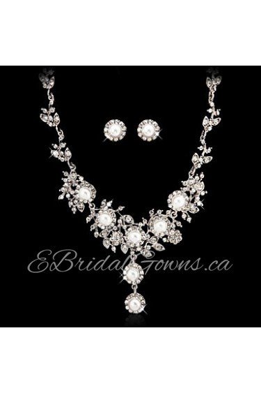 Jewelry Set Women's Anniversary / Wedding / Engagement / Birthday / Gift / Party / Daily / Special Occasion Jewelry Sets AlloyImitation