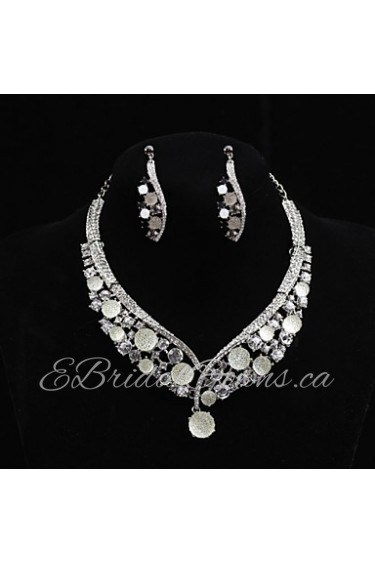 Women's Cubic Zirconia/Alloy/ Wedding/Party Jewelry Set