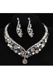 Women's Cubic Zirconia/Alloy/ Wedding/Party Jewelry Set