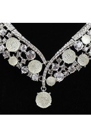 Women's Cubic Zirconia/Alloy/ Wedding/Party Jewelry Set