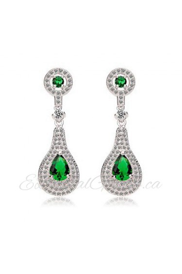 Drop Earrings Women's Cubic Zirconia Earring Cubic Zirconia