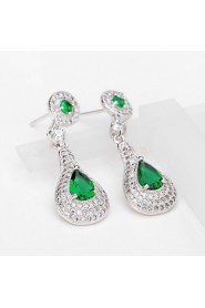 Drop Earrings Women's Cubic Zirconia Earring Cubic Zirconia