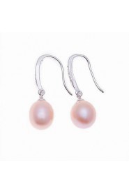 Elegant Freshwater Pearl/ Rhinestones Earrings More Colors Available