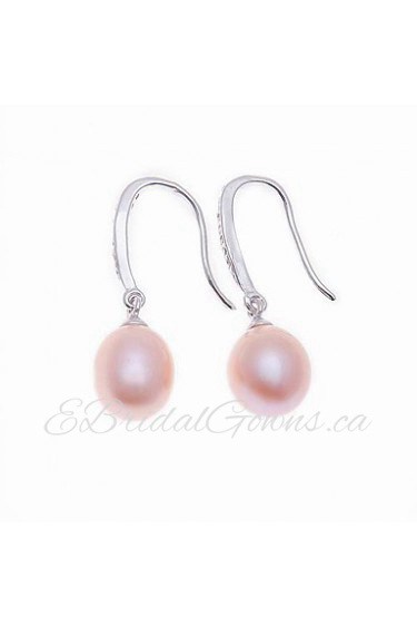 Elegant Freshwater Pearl/ Rhinestones Earrings More Colors Available