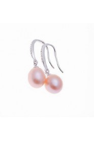 Elegant Freshwater Pearl/ Rhinestones Earrings More Colors Available