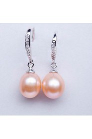 Elegant Freshwater Pearl/ Rhinestones Earrings More Colors Available