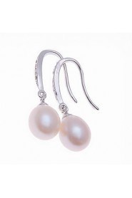 Elegant Freshwater Pearl/ Rhinestones Earrings More Colors Available