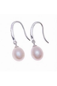 Elegant Freshwater Pearl/ Rhinestones Earrings More Colors Available