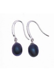 Elegant Freshwater Pearl/ Rhinestones Earrings More Colors Available