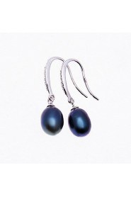 Elegant Freshwater Pearl/ Rhinestones Earrings More Colors Available