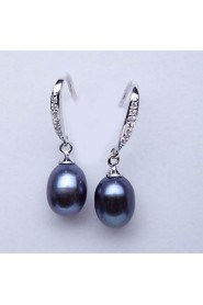 Elegant Freshwater Pearl/ Rhinestones Earrings More Colors Available