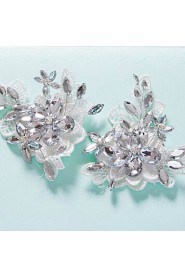 Bride's Crystal Rhinestone Forehead Wedding Headdress Hairpins 1 PC