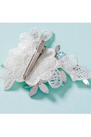 Bride's Crystal Rhinestone Forehead Wedding Headdress Hairpins 1 PC